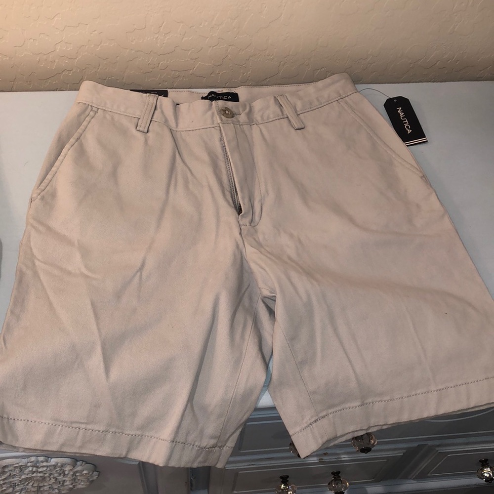 Nautica Men’s Light Gray Deck Shorts